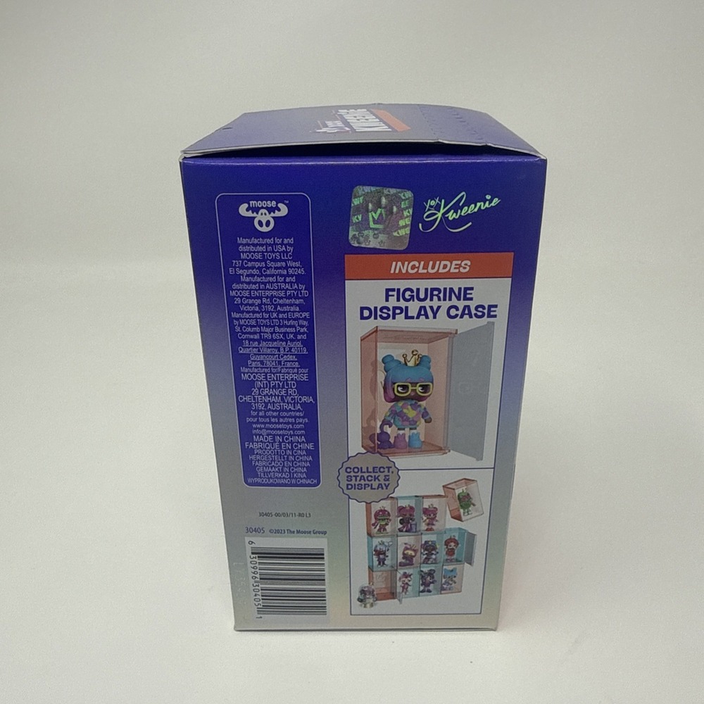 XOX Kweenie Quirky Kweens Mystery Figurine & Display Case NEW Collectible Stack - Picture 3 of 5
